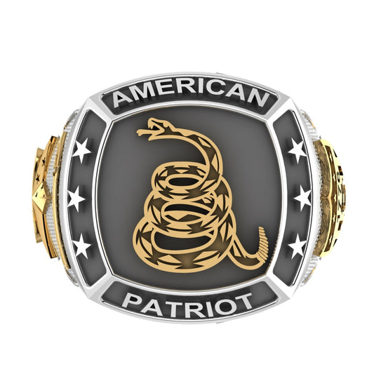 American Patriot Snake/Star/Shield-2T