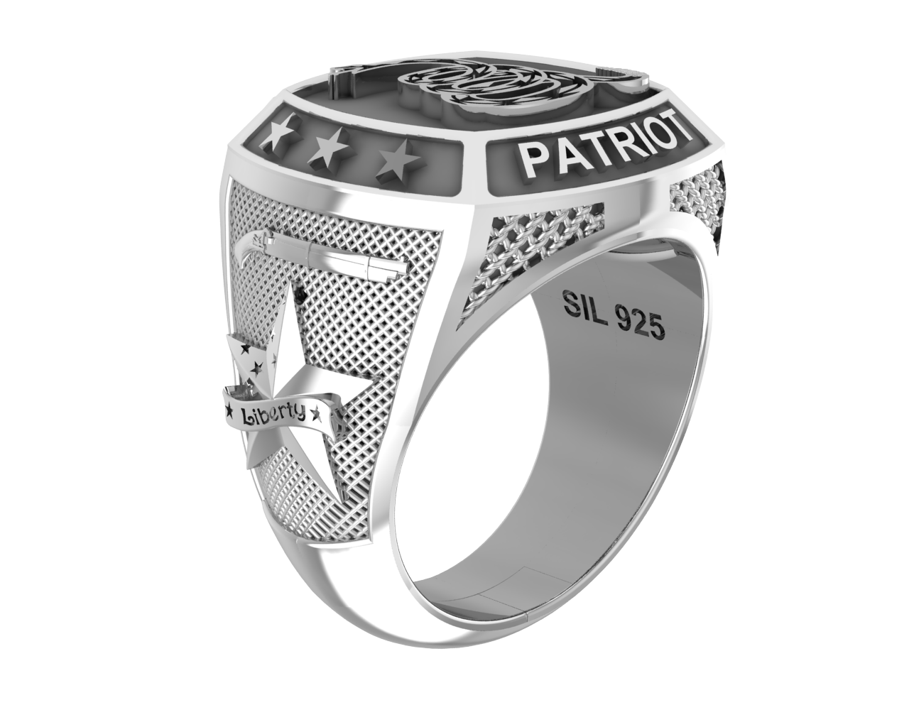 American Patriot Snake/Star/Shield